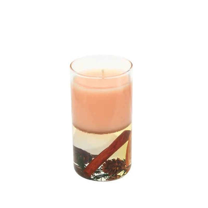 High-quality Handmade Double-layer Dried Flower Scented Candle Glass Bottle Floral Fragrance Wax Festive Atmosphere Decoration