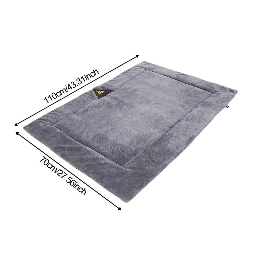 Self-Heating Pet Bed, Flannel, No Batteries Needed