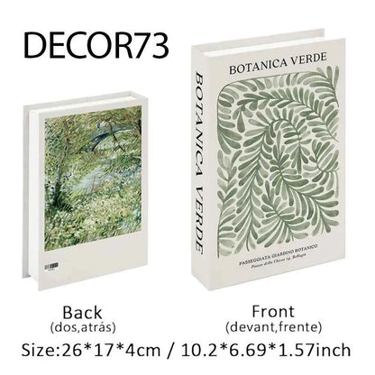 Decorative Faux Books Storage Box Coffee Table Hotel Bedroom Living Room Bookshelf Home Decor Interior Aesthetics Shooting Props