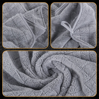 6-Piece Towel and Bath Towel Set, 2 Bath Towels + 2 Hand Towels