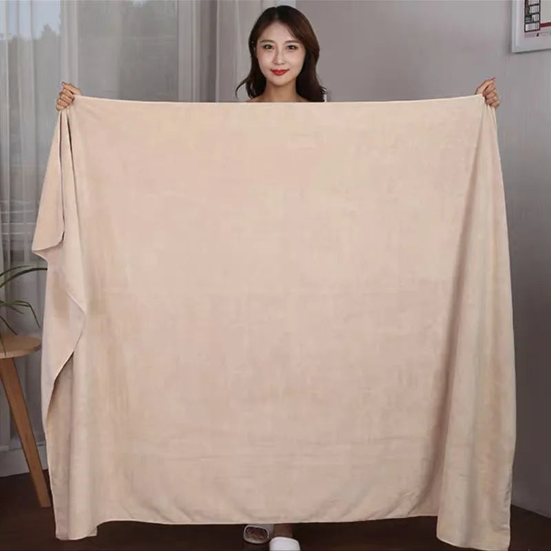 Ultra absorbent ultra-fine fiber bath towel, soft and fast drying, oversized