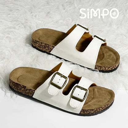 Leather Sandal For Men And Women Beach Sandals 2025 Designer Men's Shoes Women Comfortable Slipper Original Brands Shoes Summer