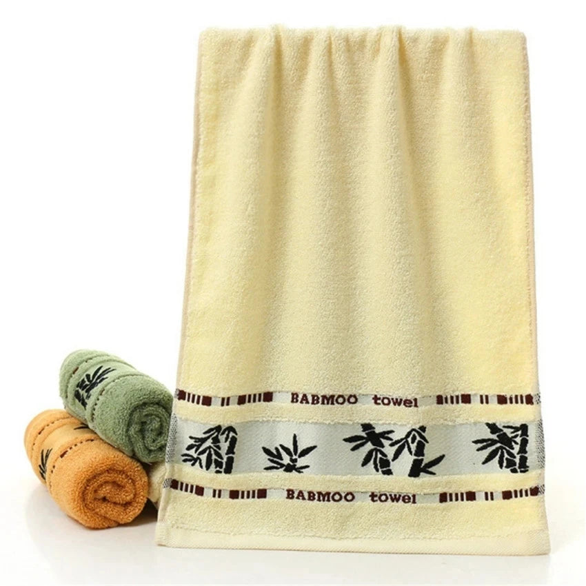 Single Piece Bamboo Fiber Towel, Thickened Quick Dry Absorbent Luxury Soft - Bath Towel