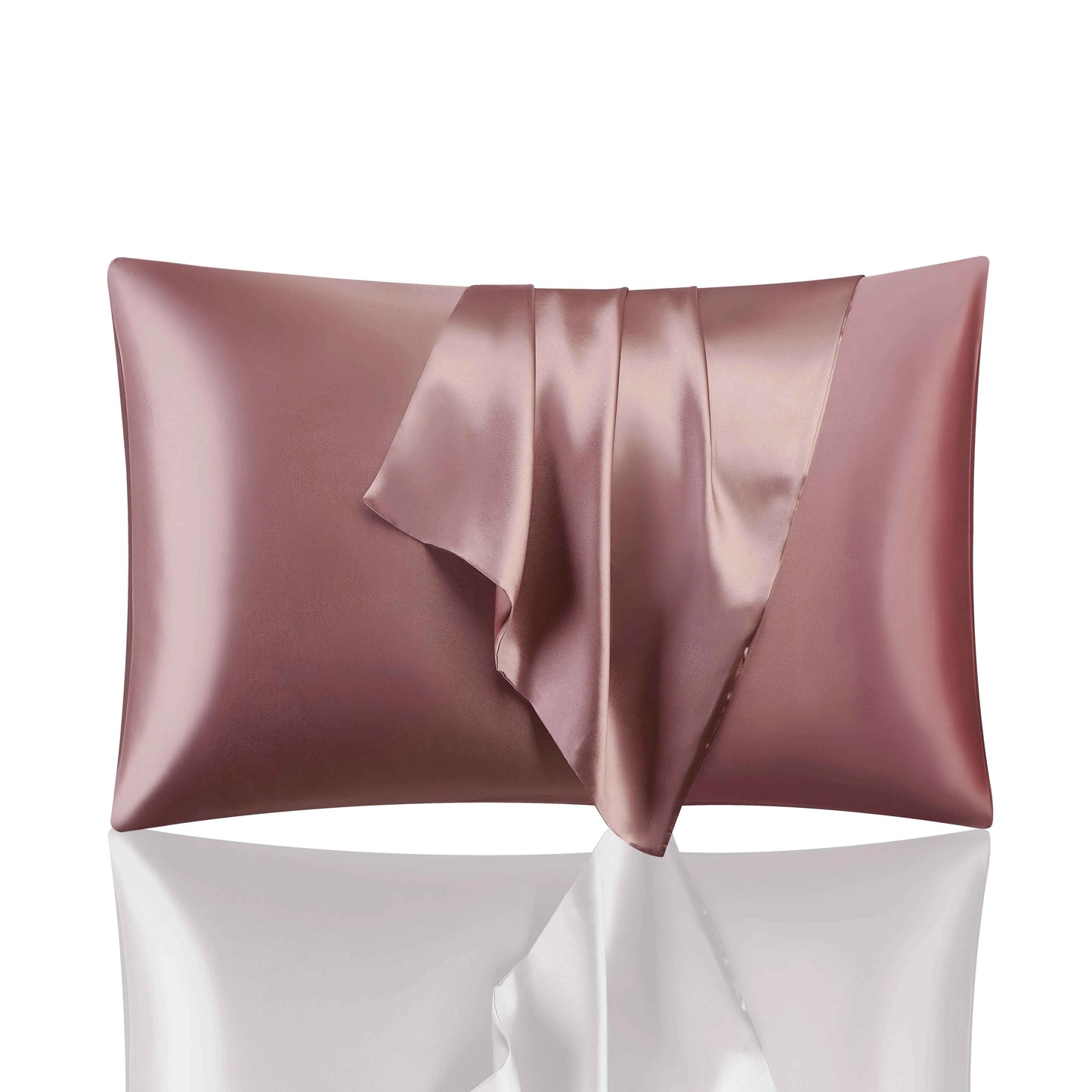 Pillowcase Silk Silky Satin Hair Beauty Soft Anti Frizz Comfortable Pillow Cover Home Decor Bedroom Standard Queen 1PC Durable