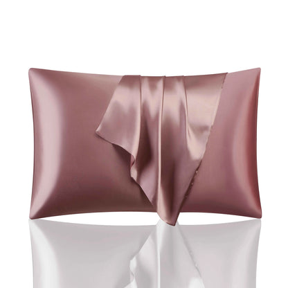 Pillowcase Silk Silky Satin Hair Beauty Soft Anti Frizz Comfortable Pillow Cover Home Decor Bedroom Standard Queen 1PC Durable