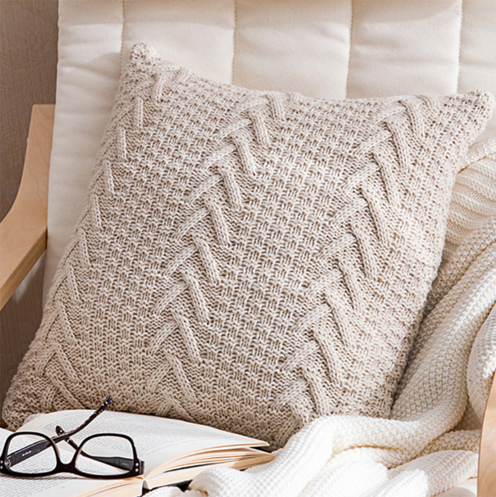 Set of 2 Beautiful combination Pillow Covers AND Inserts  mixed colors, one of each