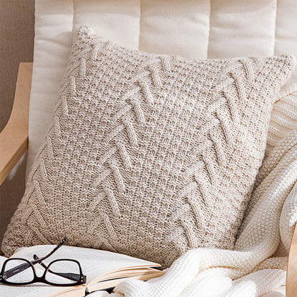 Set of 2 Beautiful combination Pillow Covers AND Inserts  mixed colors, one of each
