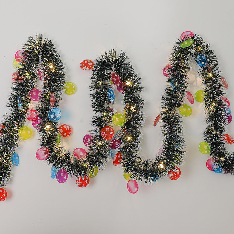 Christmas Ribbon LED Strip Lights - Festive Atmosphere String with Character Designs