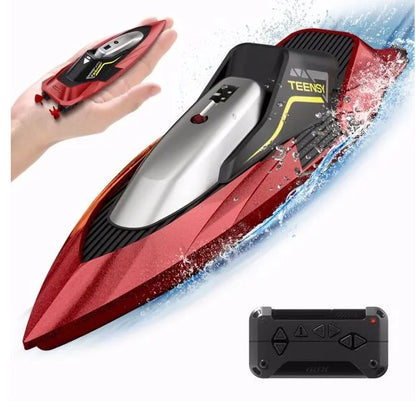 4DRC S5 RC Boat For Pools And Lakes, 2.4 GHz 20MPH Racing Boats, Rechargeable Battery,Low Battery Alarm,Gifts For Boys Girls,Logistics Is Randomly Sent By UPS USPS  FEDEX. - DropOnline.co