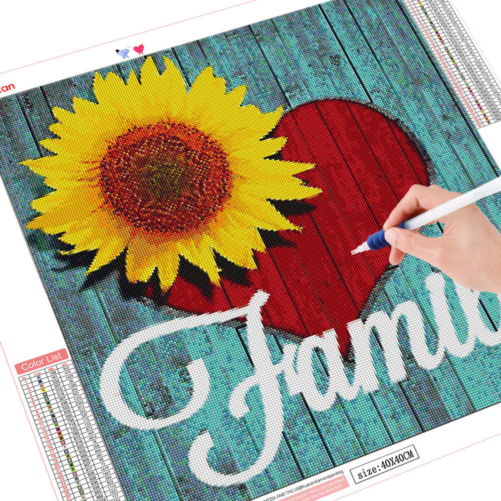 Premium Sunflower Diamond Painting Kit - DIY Home Decoration Embroidery Art