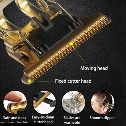 Beard Trimmer Hair Clippers Cordless Rechargeable Hair Cutting Barber Shaving Machine For Men USB Charging - DropOnline.co