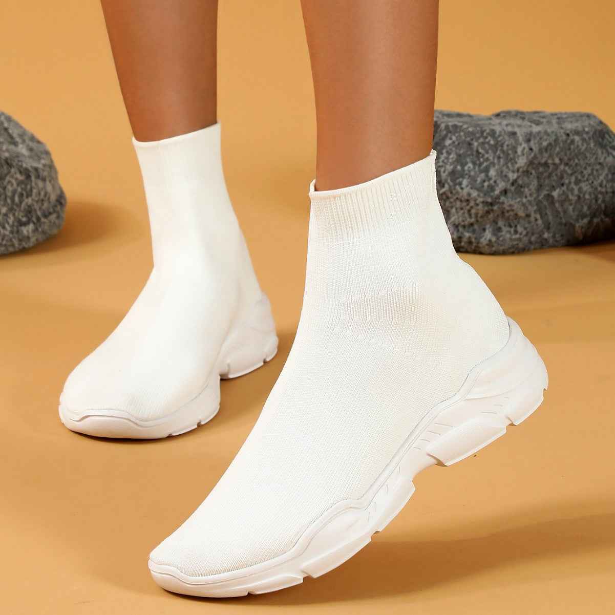 Thick-soled Versatile Street Slip-on Casual Shoes