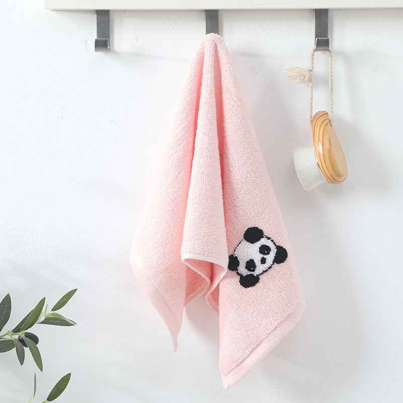 Children's Towel Home Soft Cartoon Face Towel Pure Cotton
