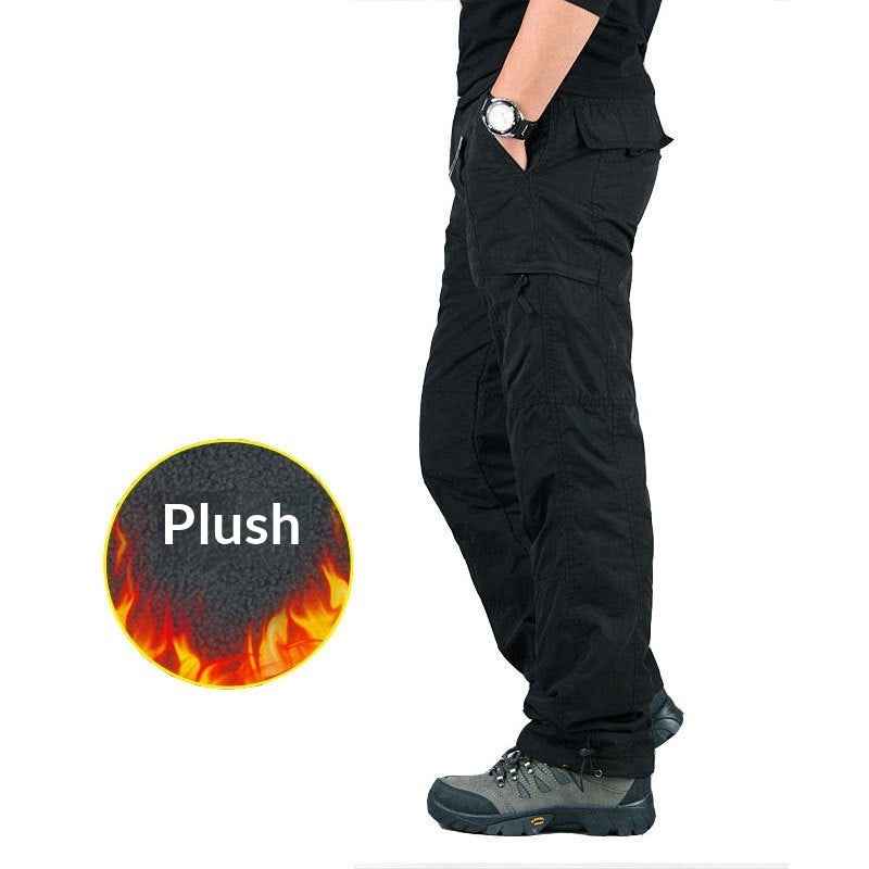 Thickened Warm Men's Windproof And Waterproof Cotton Pants