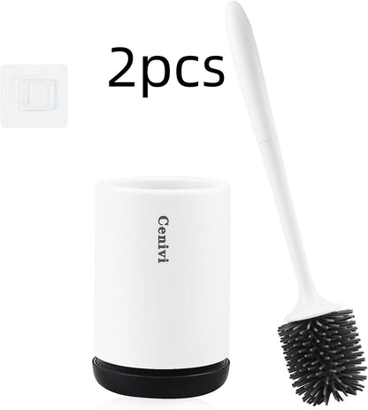 Non-stick Hair Soft Plastic Brush Head Toilet - DropOnline.co