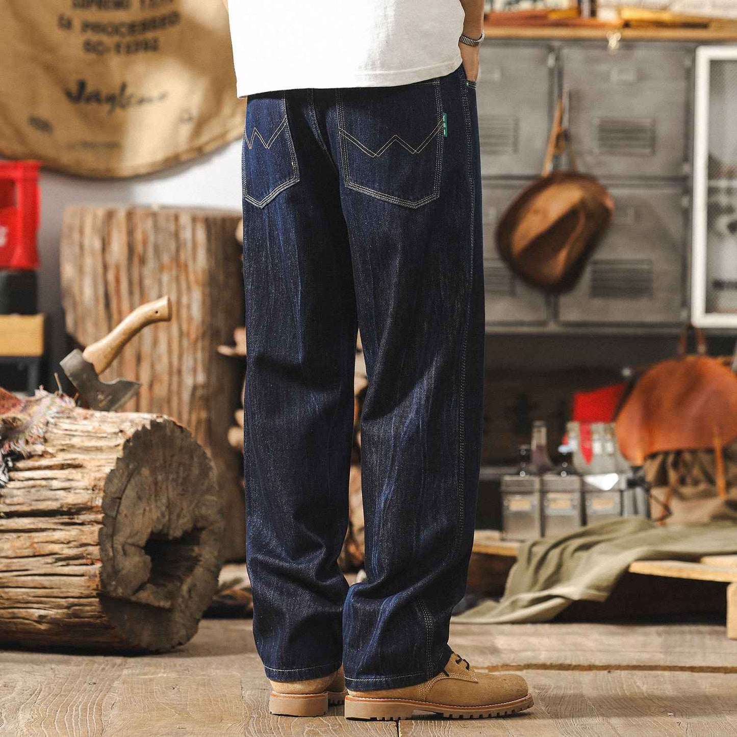 Men's American-style Retro Primary Jeans