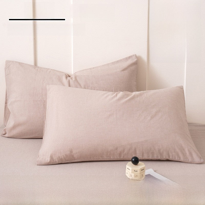 Pure Cotton Pillowcase - Premium Natural Fiber Pillow Cover