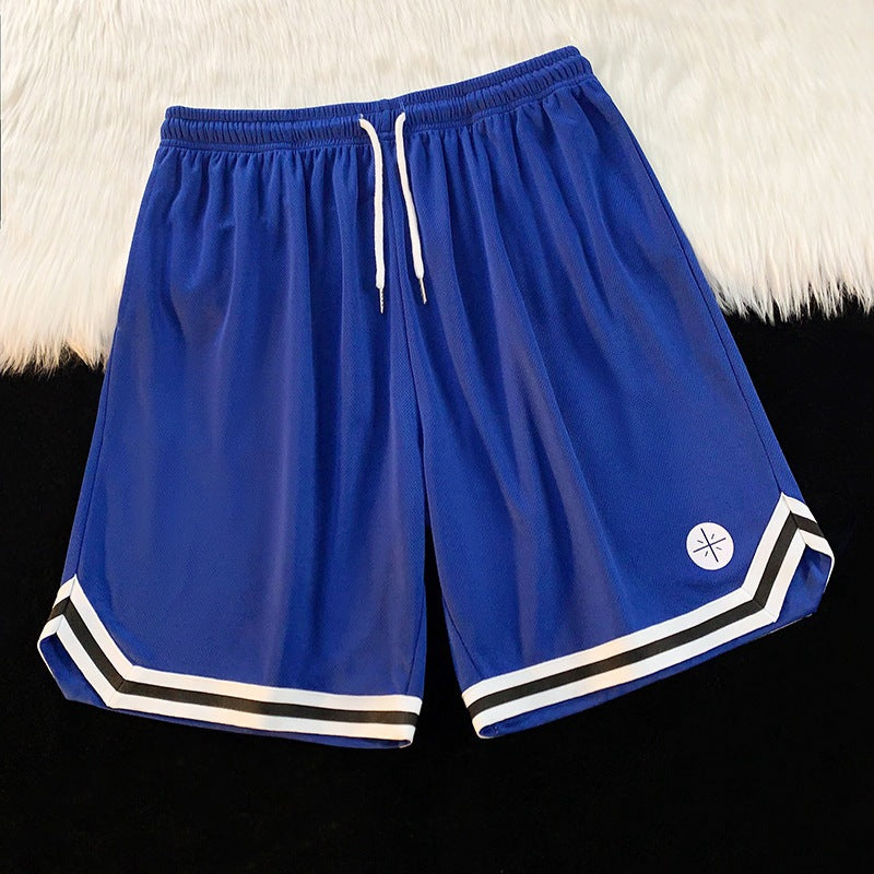 Men's Basketball Sports Shorts - Quick-Drying Ice Silk Design
