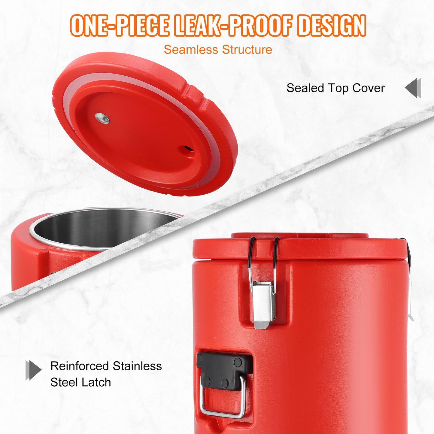 VEVOR Beverage Dispenser - 4.5 Gallon Insulated Coffee & Tea Server with Spigot