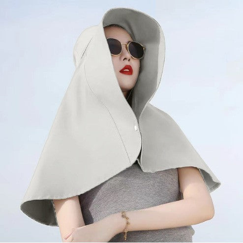 Integrated Neck & Shawl Sunscreen Hat - Multi-Functional Sun Protection