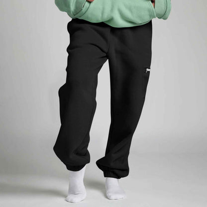 Women's Loose Large-size Fleece-lined Thick Pants