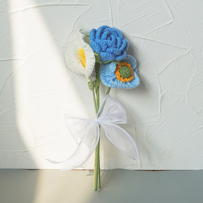 Home Hand-knitting Bouquet Pendant Decoration