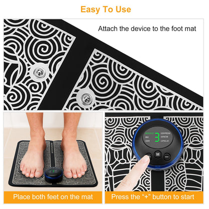 Foot Massage Pad Electric Stimulator Massager - DropOnline.co