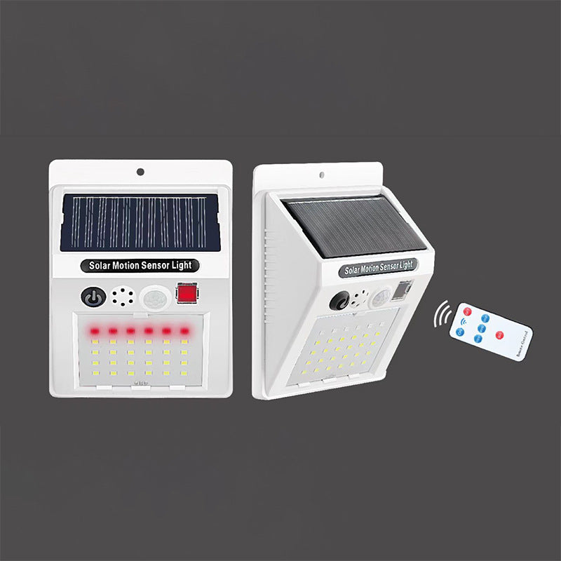 Solar Powered Alarm Light - Remote Control Motion Sensor Security