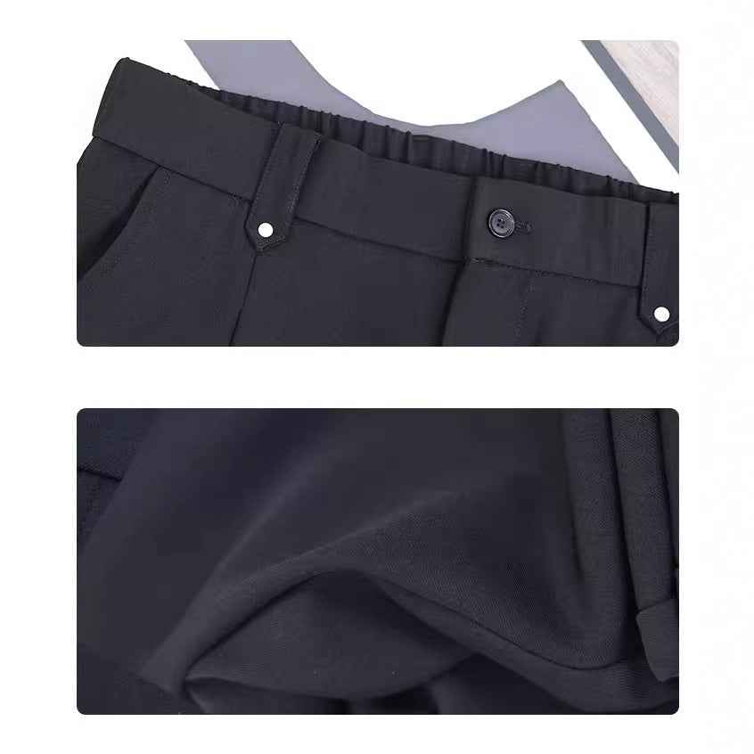 Men's Autumn Drape Loose Straight Wide Leg Trousers