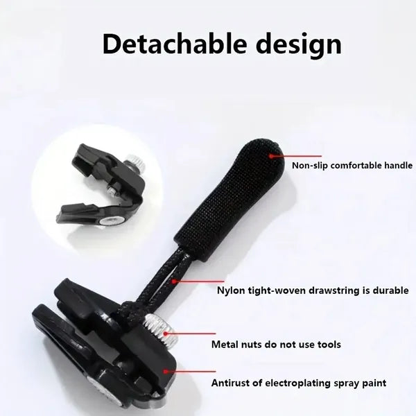 36 Zipper Repair Kit, Quick Installation Of Zipper Head, Removable Replacement Zipper Top, Exchange Plastic Zipper Pull, Suitable For Clothing, Luggage, Backpacks, Sewing Supplies, Size S/M/L