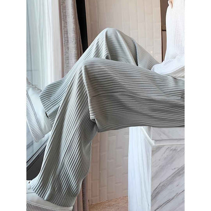 Men's Corduroy Casual Pants - Fashionable Straight Leg Trousers