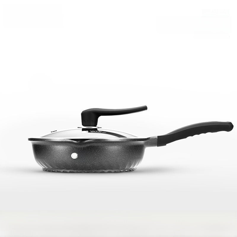 Premium Maifan Stone Non-Stick Wok - Flat Bottom Multi-Layer Composite Pan