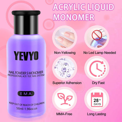 Acrylic Nail Kit With Nail Drill And UV Light,Professional Nail Kit Acrylic Set - DropOnline.co