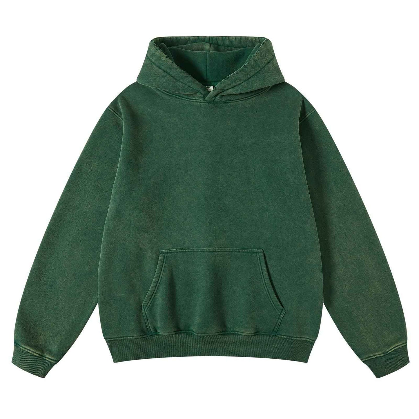 Men's Loose Casual Solid Color Hooded Sweatshirt