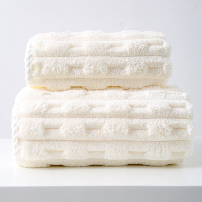 Thickened And Oversized Towel For Face Wash Coral Velvet