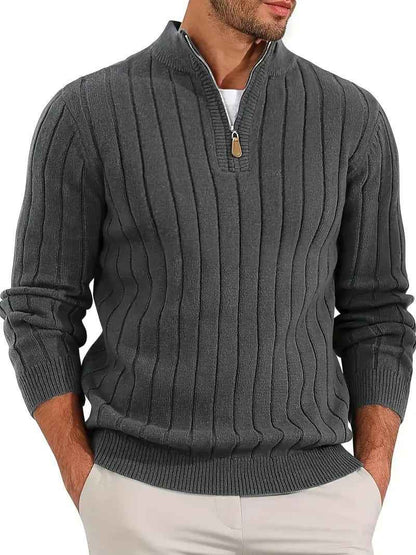 Retro Versatile Long Sleeve Sweater Men