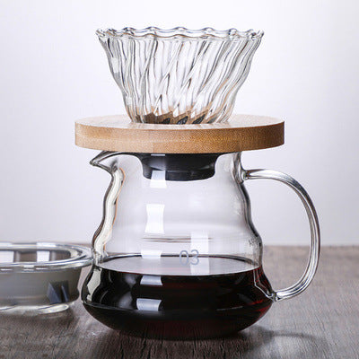 High borosilicate glass coffee pot