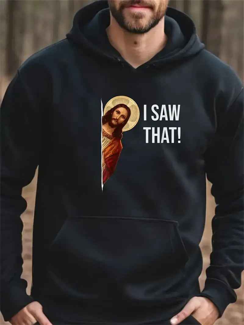 Men's Hoodie - Comfortable Pullover Hooded Sweatshirt