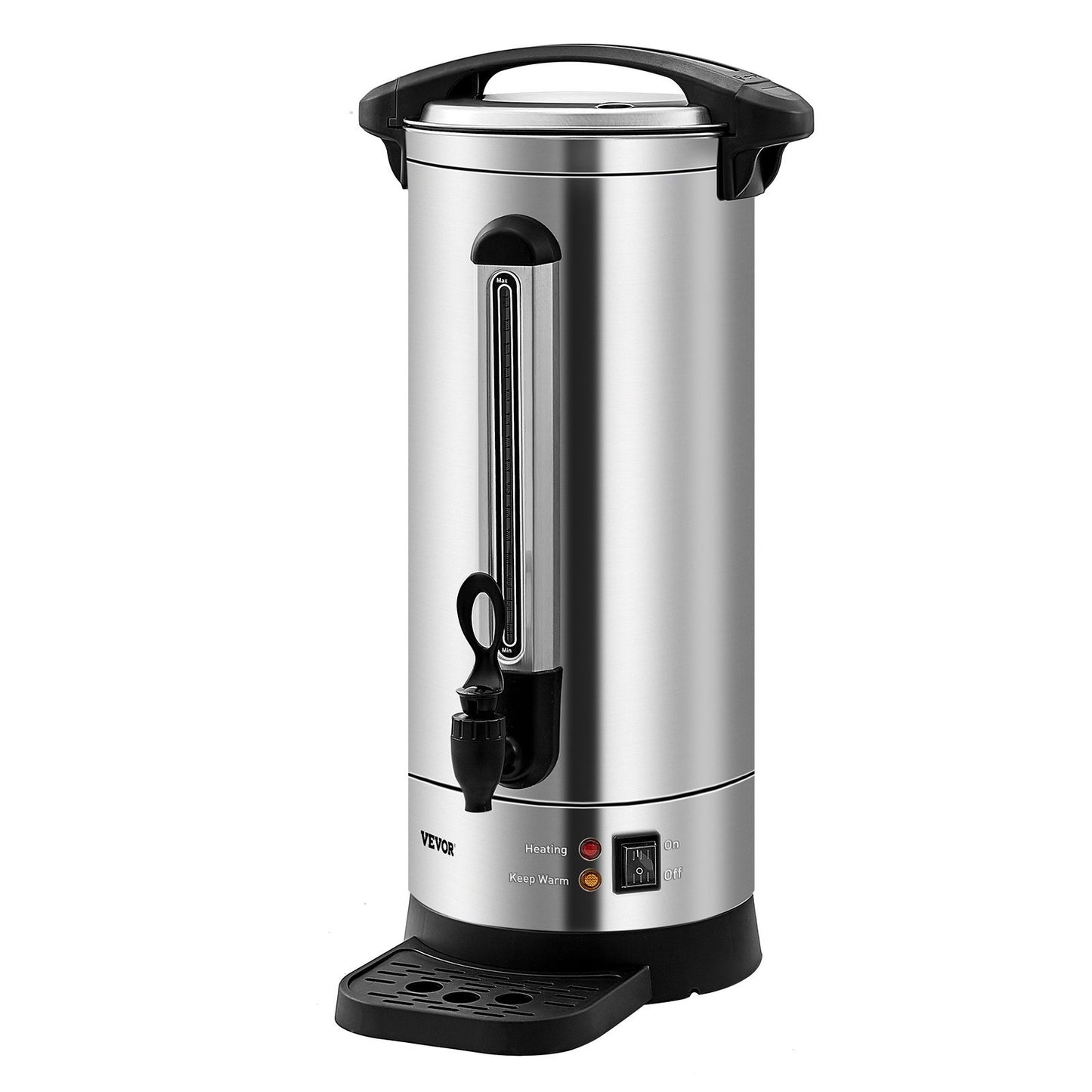 VEVOR Commercial Coffee Urn - 110 Cup Large Stainless Steel Dispenser