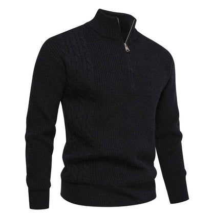Autumn And Winter Men's Half-zip Pullover Sweater
