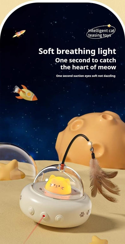 Smart Electric Cat Car With Automatic Laser Pointer - Cat Fun, Energy-Saving Product - DropOnline.co
