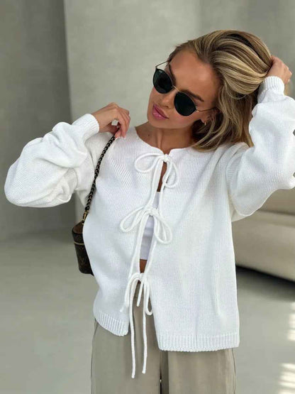 Loose Round-neck Long-sleeved Women's Sweater