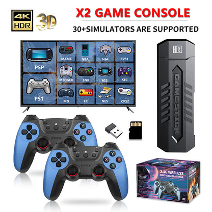 X2 Blue Game Console 4K Double Connection Battle Wireless - DropOnline.co