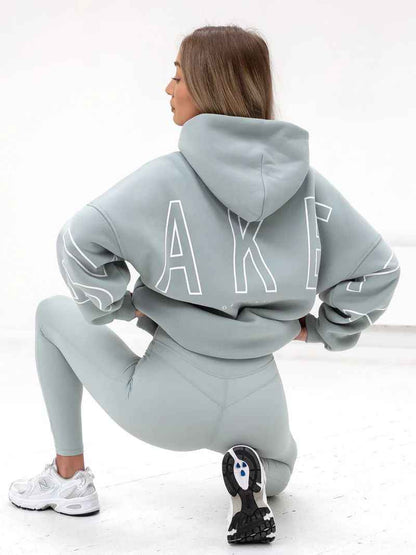 Thickened All-matching Long Sleeve Loose Hooded Hip-hop Pullover