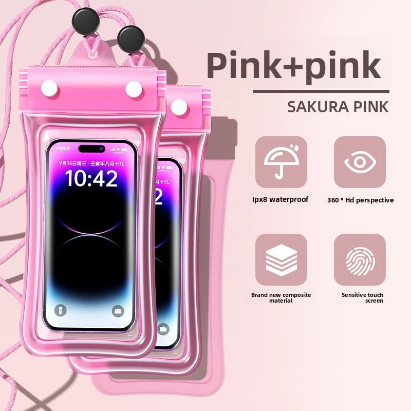 Floating Waterproof Phone Pouch - Touch Screen Compatible IPX8 Protection
