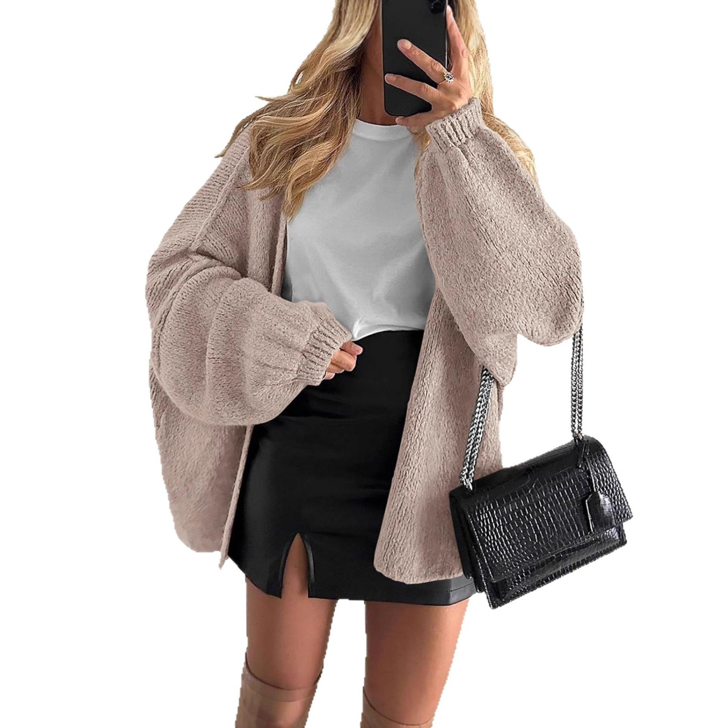 Loose Knitted Cardigan for Women