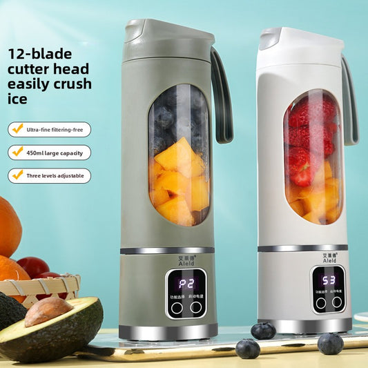 Portable USB Rechargeable Mini Juicer - 380ml Personal Blender