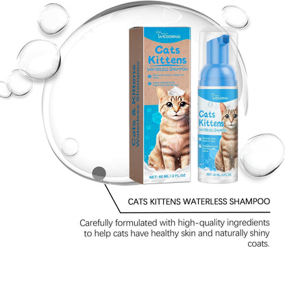 Yegebang Cat Cleaning Mousse Mild Non-irritating Pet Cleaning Foam - DropOnline.co
