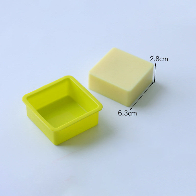 Silicone Mold Made Of Love Round Square Cake Candles