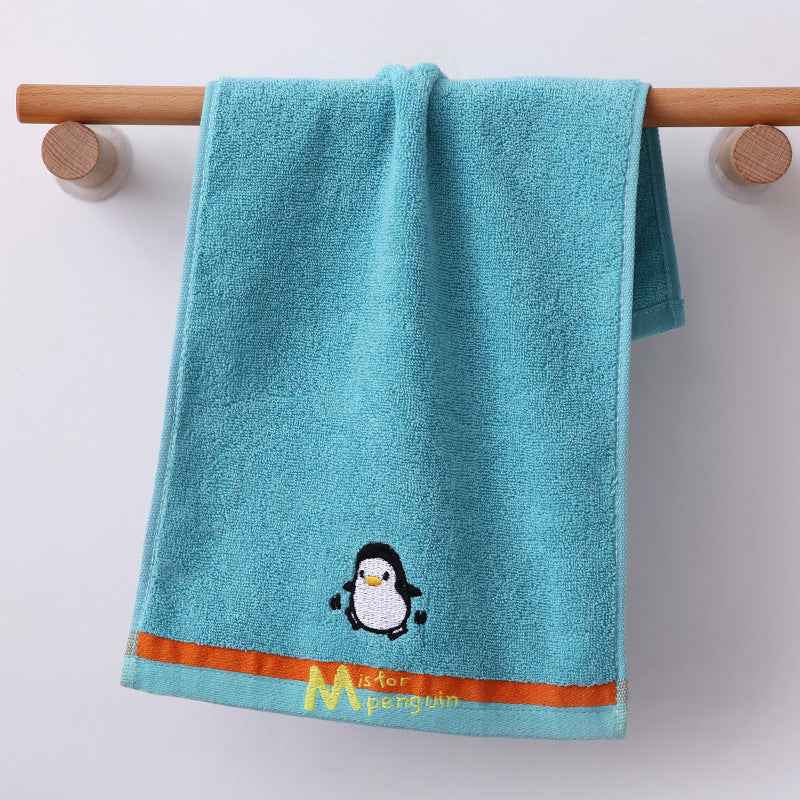Children's Towel Home Soft Cartoon Face Towel Pure Cotton